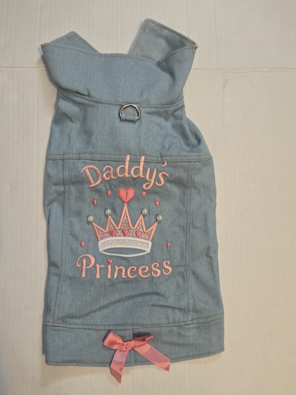 Dog Vest Daddy's Princess. Size L